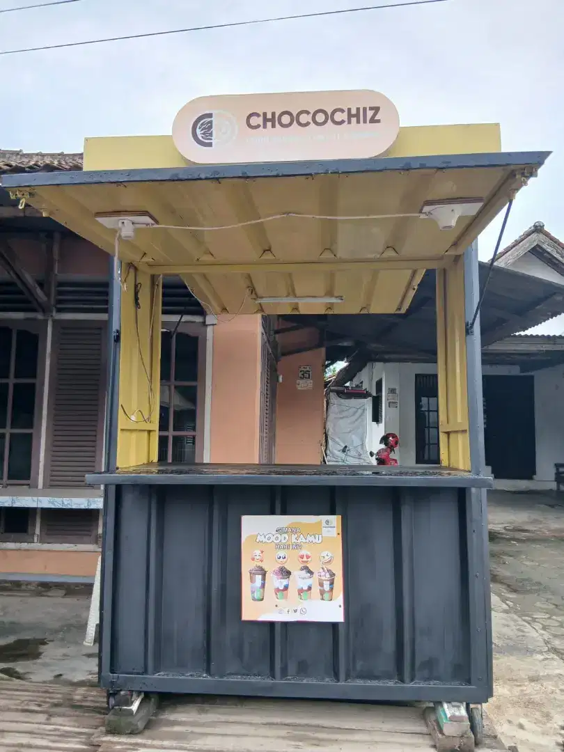 Gerobak Container Jualan Minuman