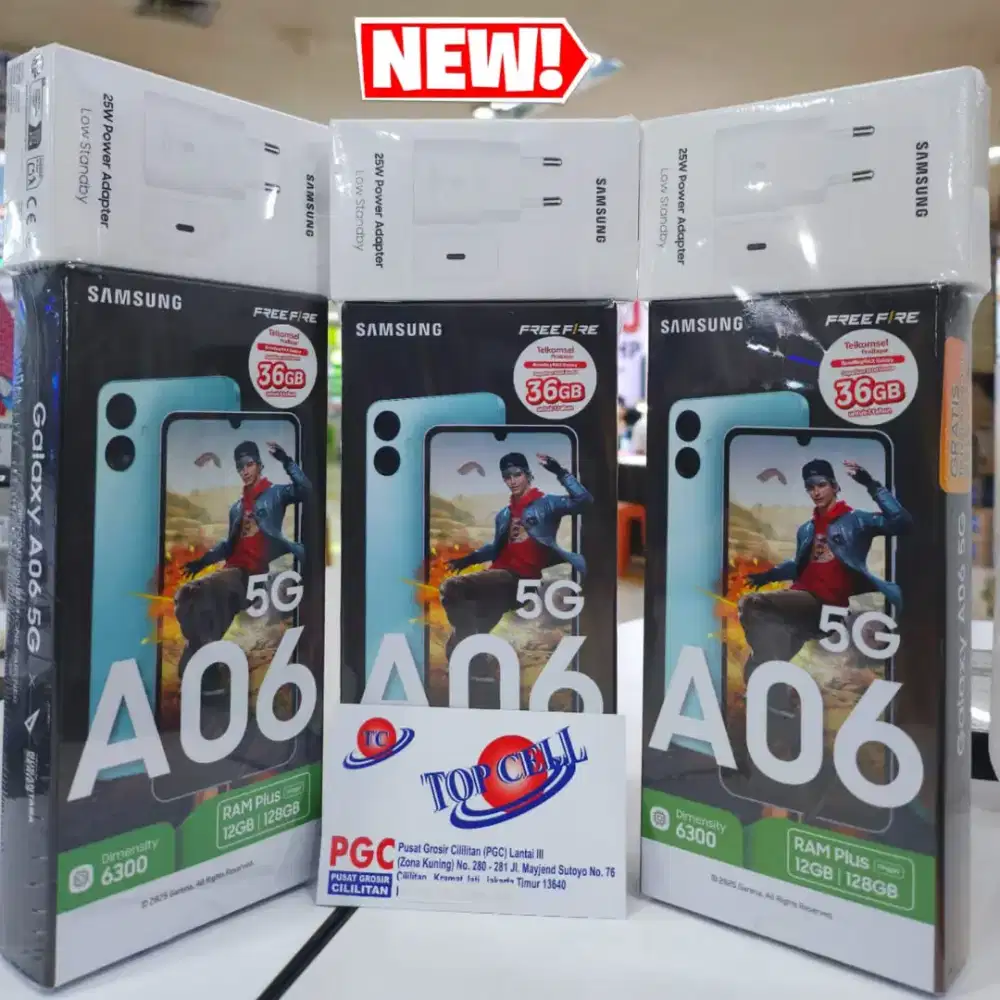 Samsung A06 5G 6/128 New Garansi Resmi
