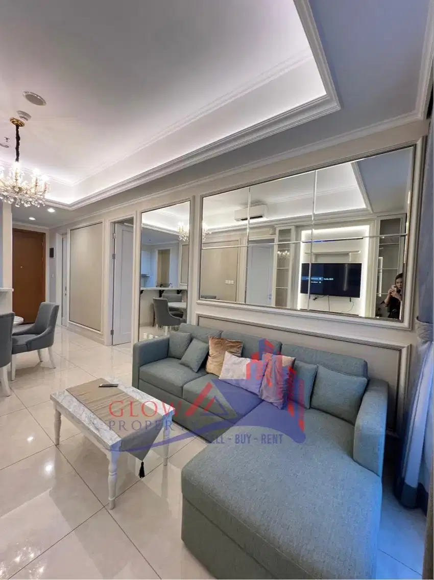 disewakan 2+1 bedroom condo full furnish taman anggrek residence