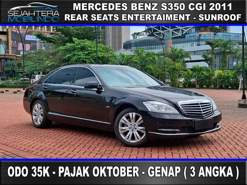 Tax=Oct-2025 CGi Odo35rb Genap Mercedes Benz S350 V6 CGI RSE 2011 yopi