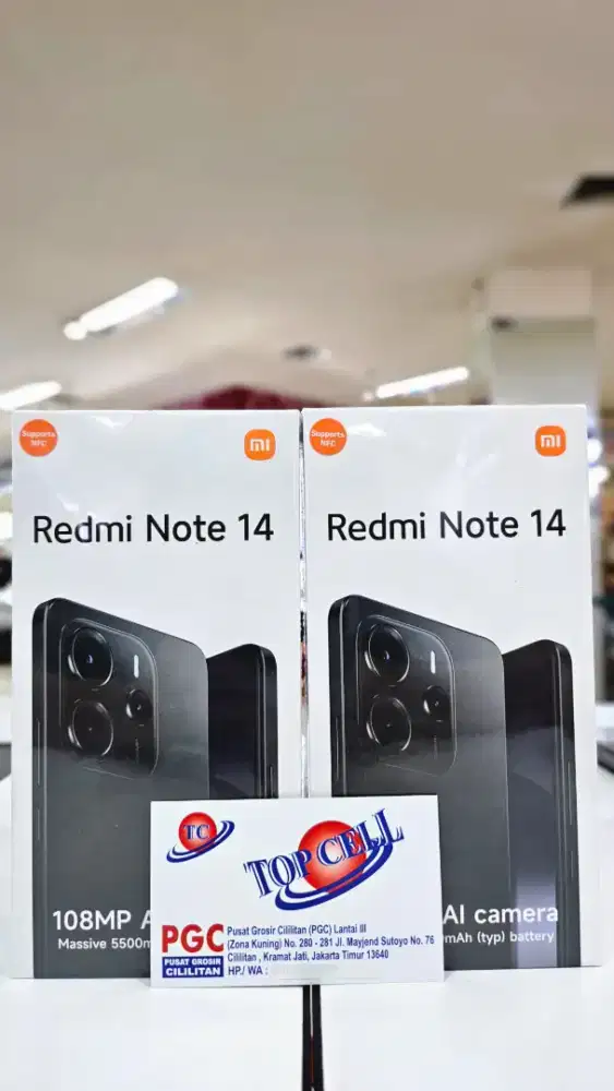 NEW REDMI NOTE14 4G RAM 8/128 GARANSI RESMI 100%
