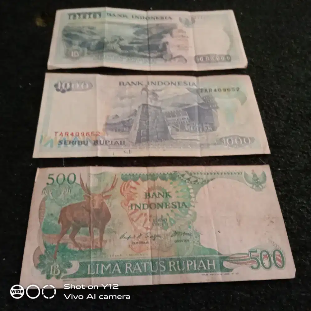 Rupiah 100 dan 500 kuno