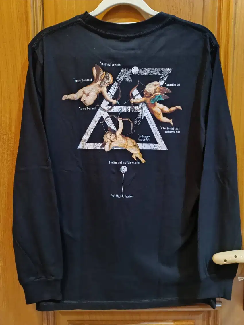 Kaos Distro Panjang Long Sleeve RECLAYS Black Original Murah!