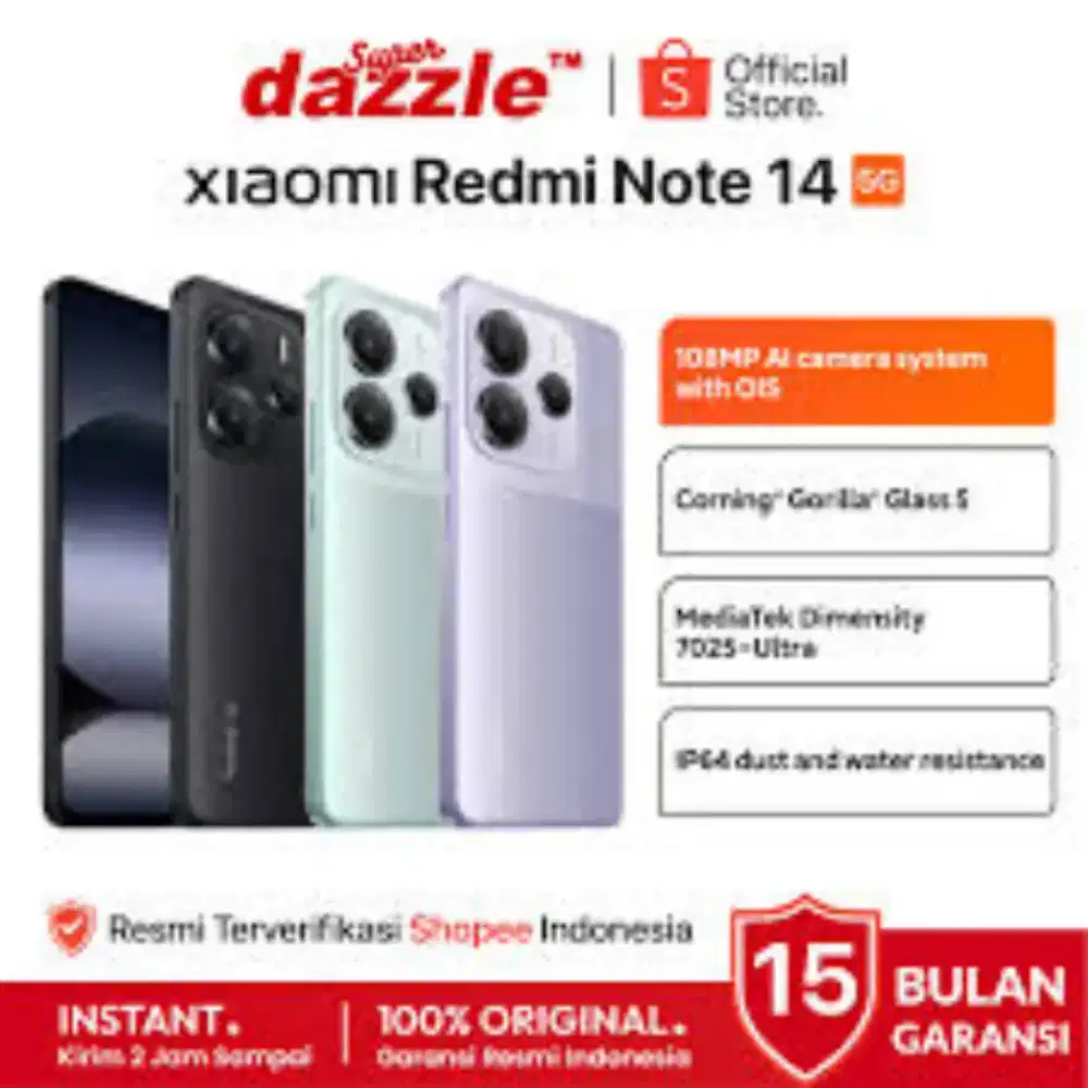 Redmi Note 14 5G kredit tanpa DP