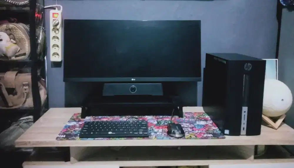 PC HP LENGKAP + MONITOR 29INCHI ULTRA WIDE