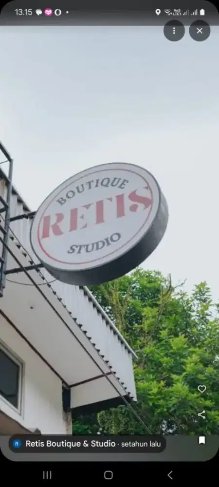 Neon Box Bulat Diameter 1,2M