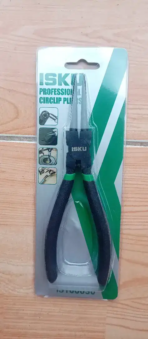 Tang Snap Ring ISKU Lurus Tutup 7 Inchi