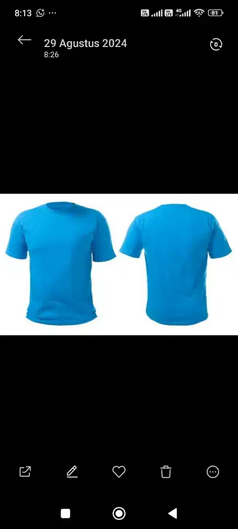 Kaos oblong/ kaos polos/ kaos
