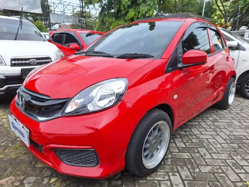DP RENDAH Honda Brio Satya 1.2 S Bensin-MT 2018 Merah d UAS