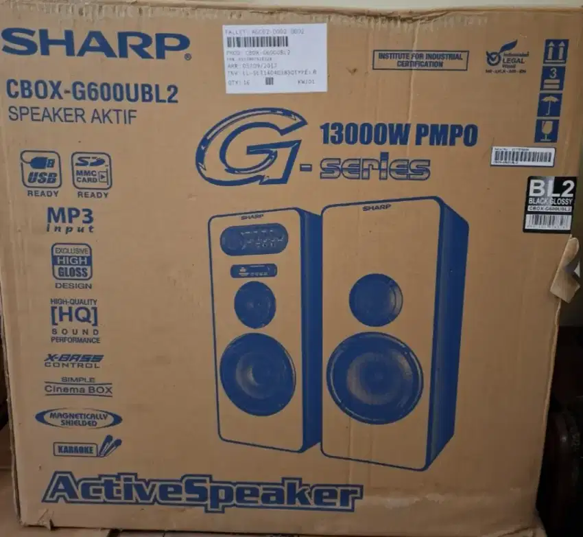 Sharp cbox-g600ubl2