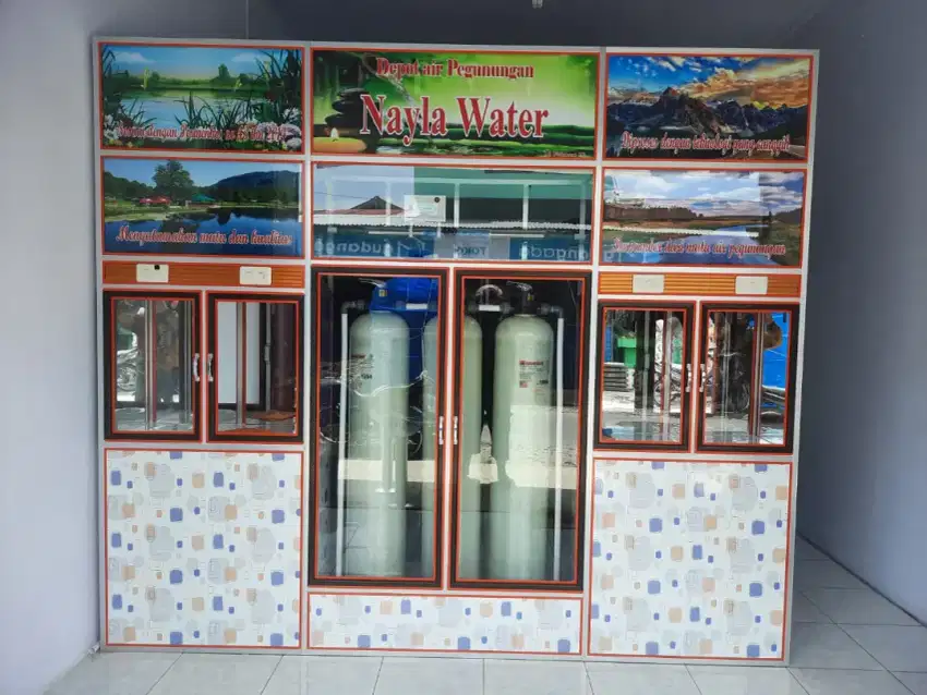 Depot air minum isi ulang pegunungan
