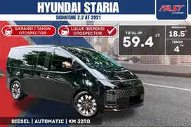 HYUNDAI STARIA SIGNATURE 7 SEAT 2021 2.2 AT DIESEL LOW KM.32RB#F1ST