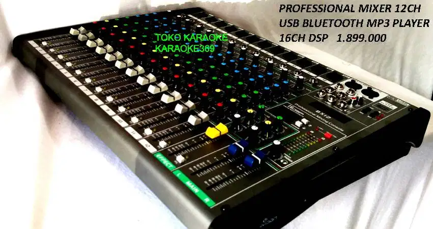 PROFESSIONAL MIXER  12CH HRG 1.899.000 Support BLUETOOTH + USB mp3 Pla
