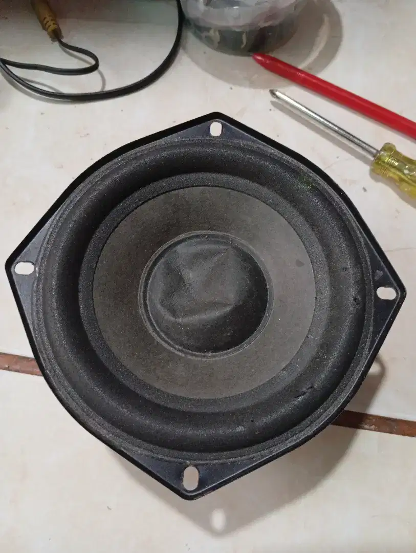 Speaker woofer 5inchi dual koil