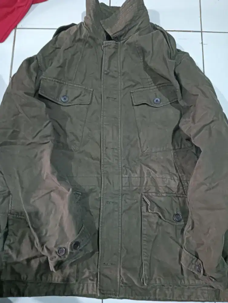 Jaket kanvas banana republik