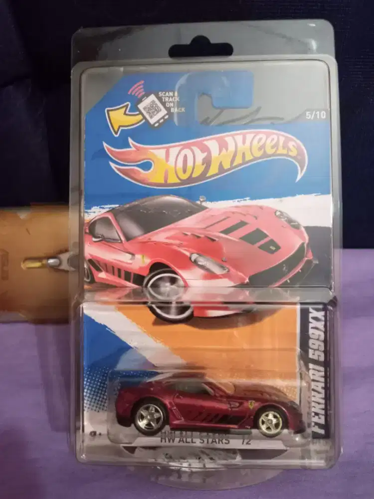 Hotwheels Super Treasure Hunt Ferrari 599 with Protector