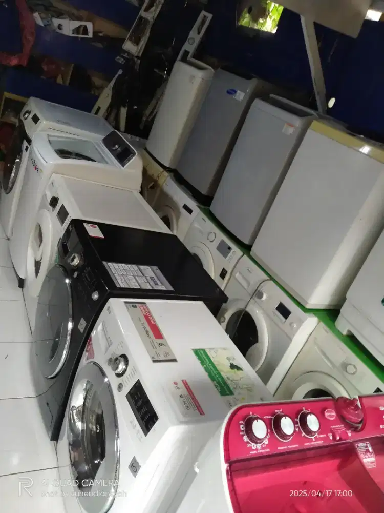 Mesin cuci bekas berbagai macam merek