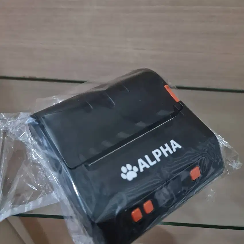 Printer cetak label thermal 80mm bluetooth ALPHA 80L vairan hitam
