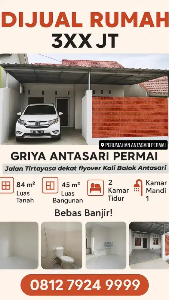 Dijual Rumah Griya Antasari Tirtayasa