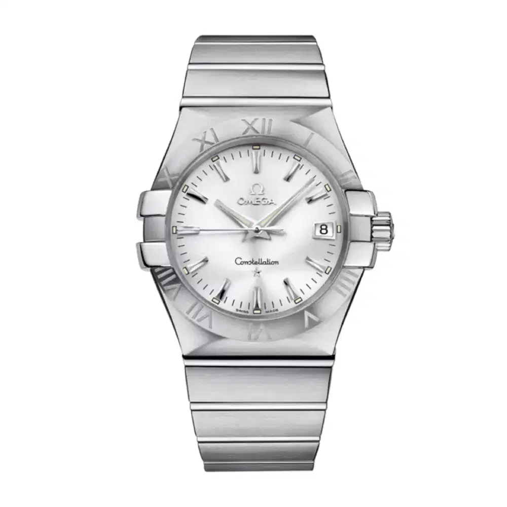 Omega Constellation 35m, Silver Dial Stainless Steel Quartz