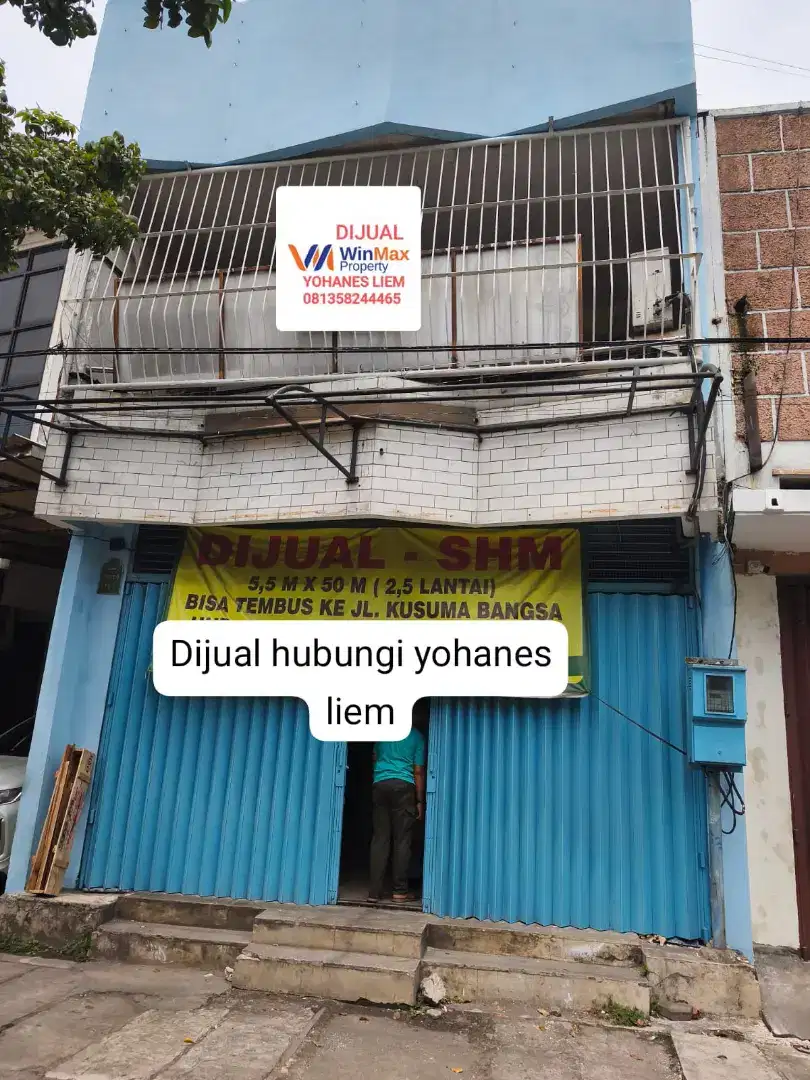 Dijual ruko tengah kota nol jalan raya ngaglik letak strategis