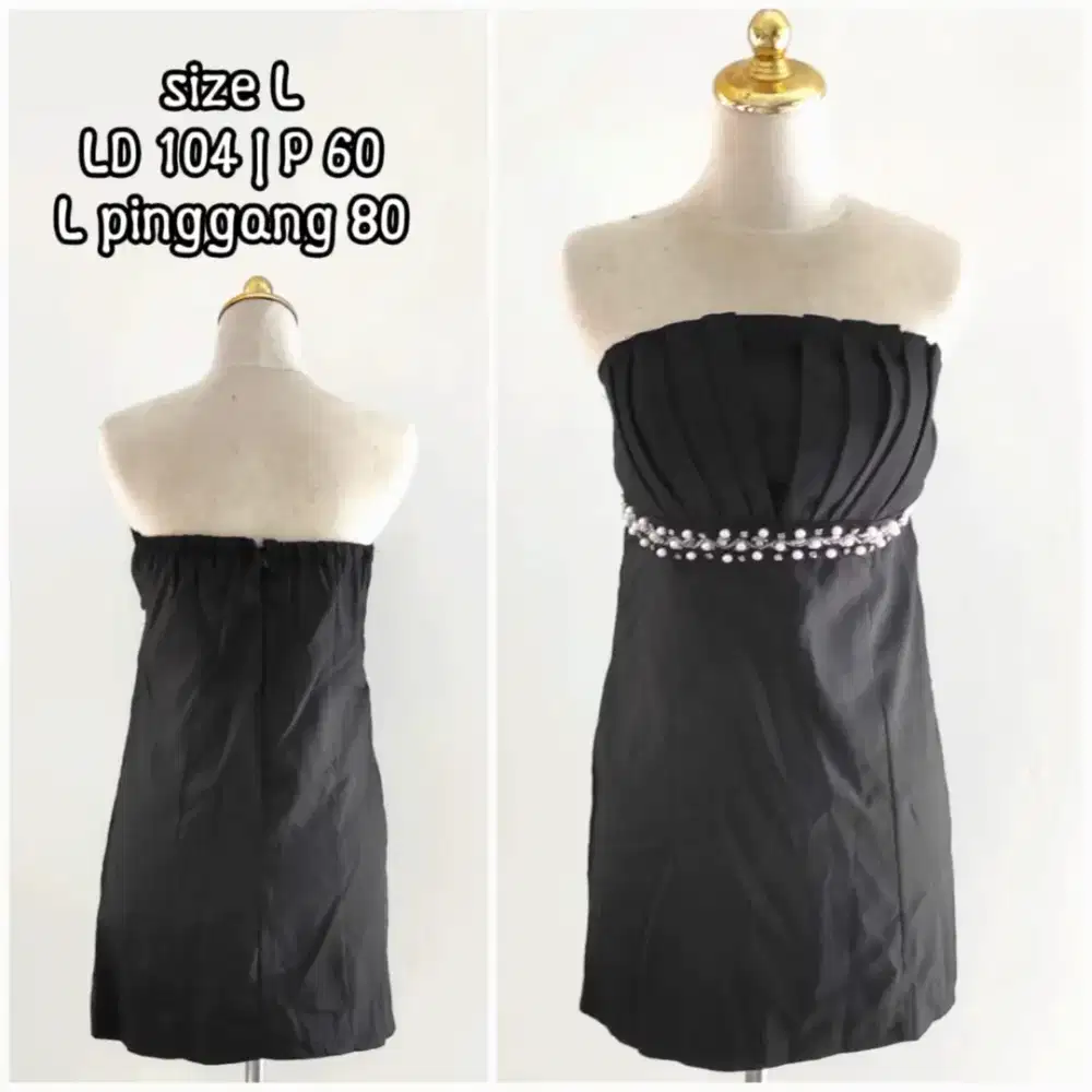 Dress Satin Tebal Preloved