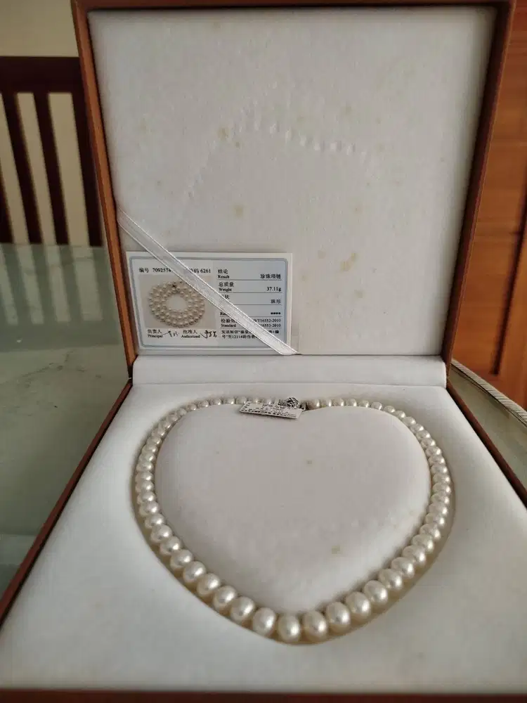 Kalung Mutiara - Sertifikat