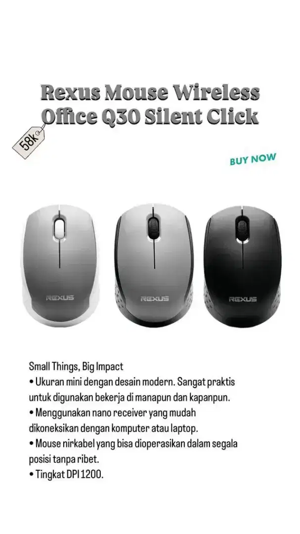 Mouse rexus Q30
