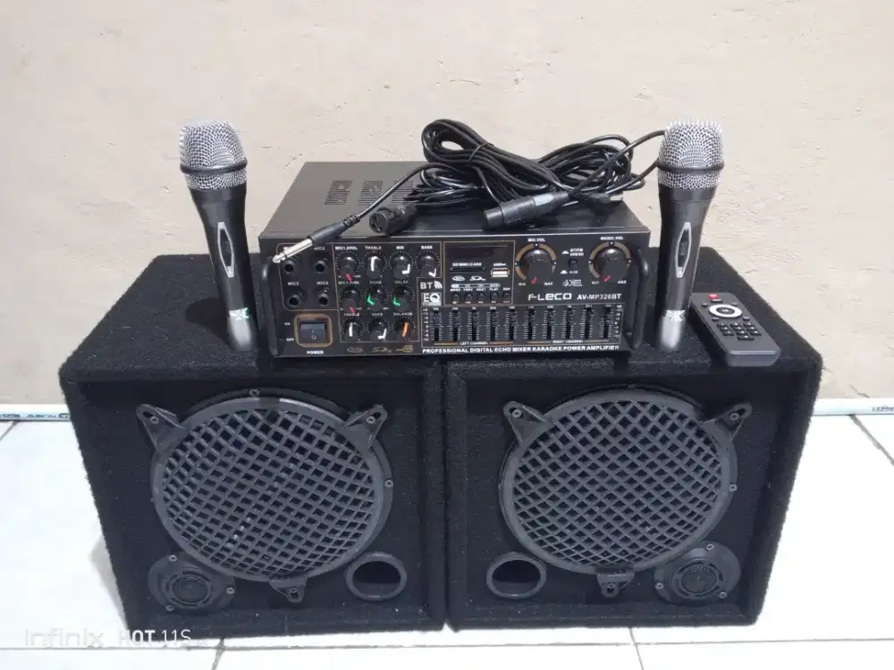 Paket lengkap karaoke di rumah