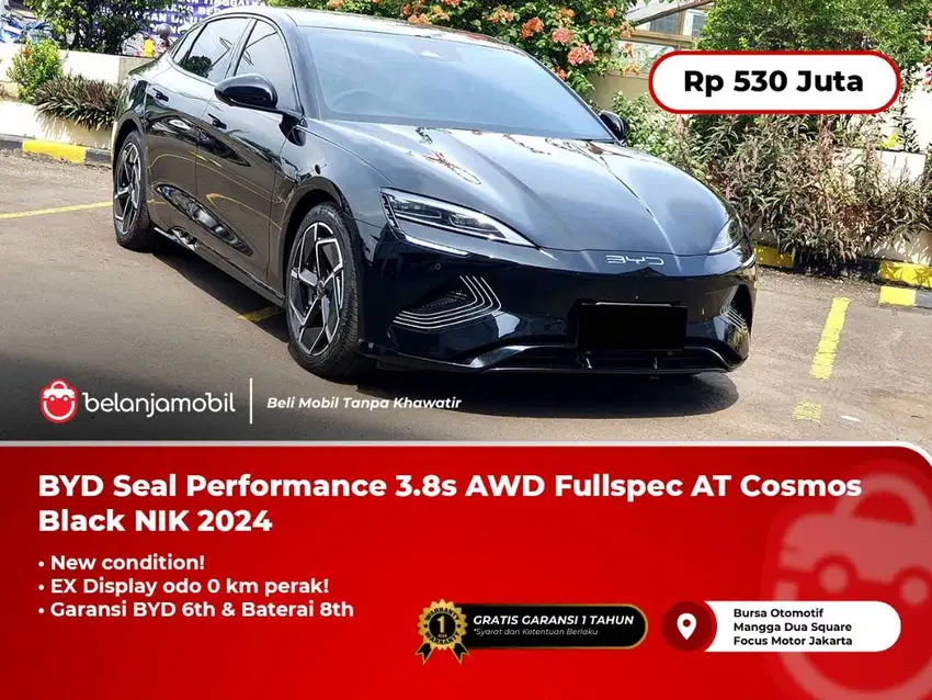 [ NEW CONDITION ] BYD Seal Performance 3.8s AWD AT Black 2024/2025