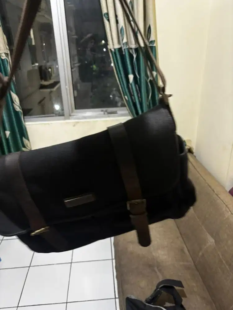 Tas Kanvas mix Kulit Zapatos