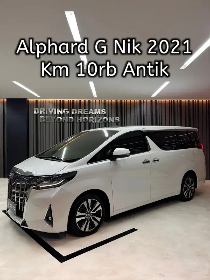Toyota Alphard 2.5 G TSS ATPM 2022 Putih B1963JS Nik 2021