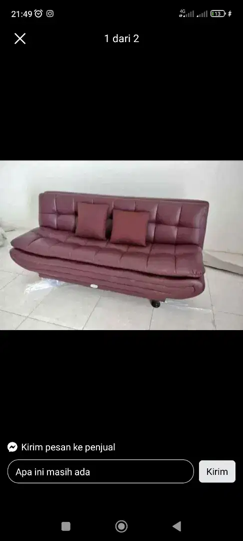 SOFABED 2IN1 MULTY FUNGSI