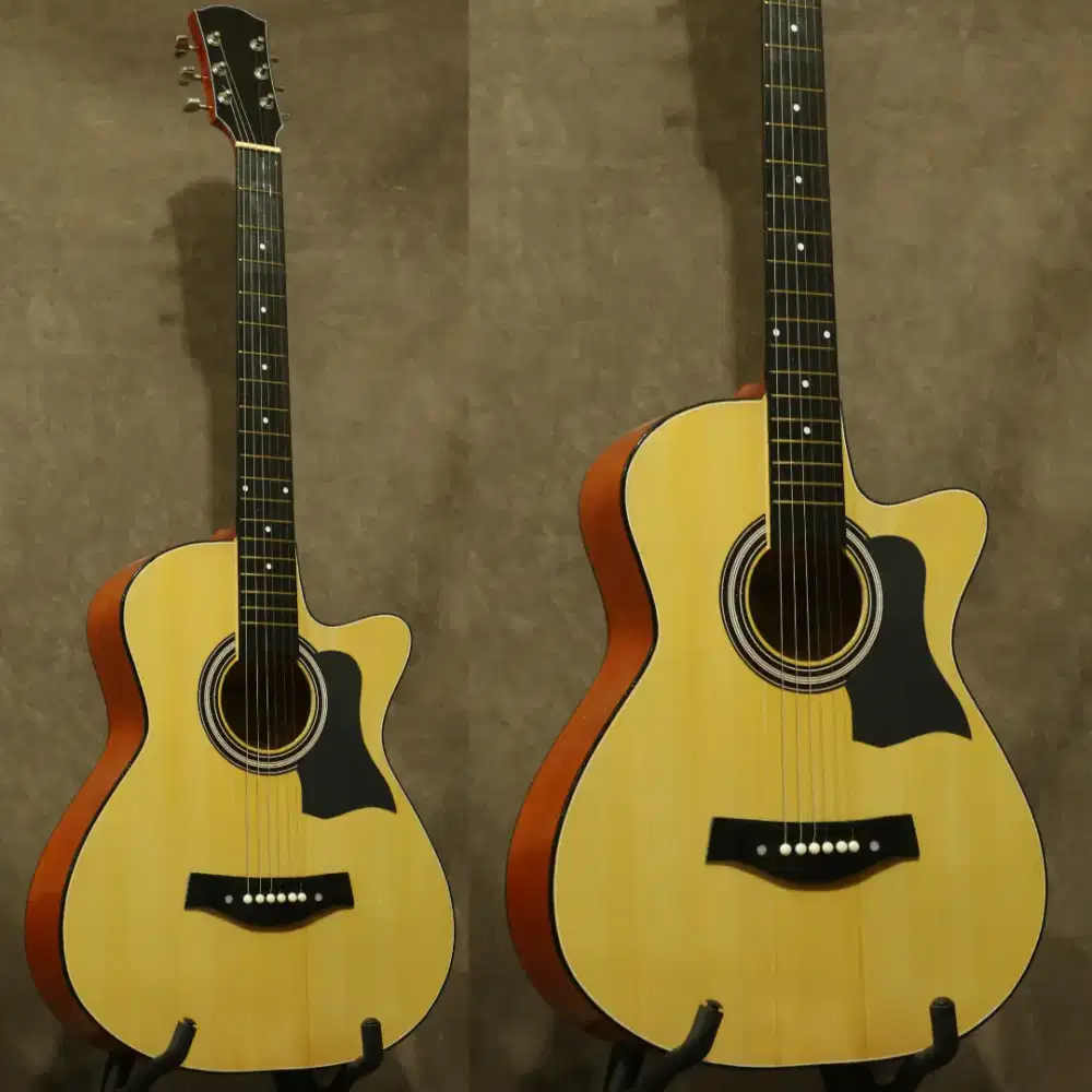 Gitar akustik Yamaha baru tanem besi siap antar cod