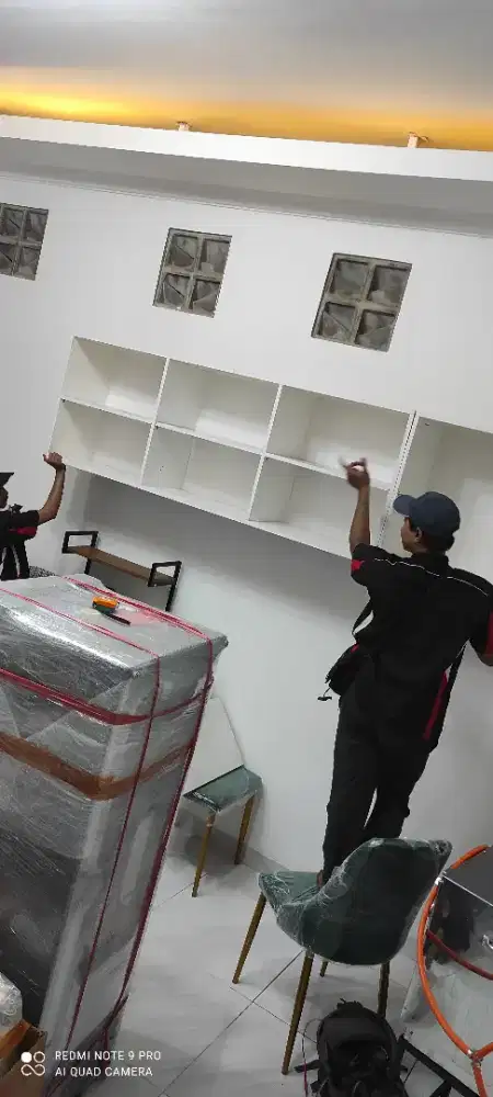 Rakit Bongkar Pasang Lemari Kitchenset Partisi Pindahan Rumah Kantor