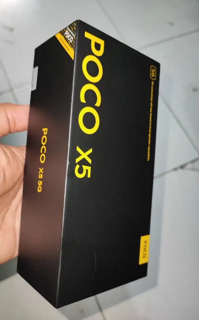 Dus box Poco X5 5G harga net pickup sendiri