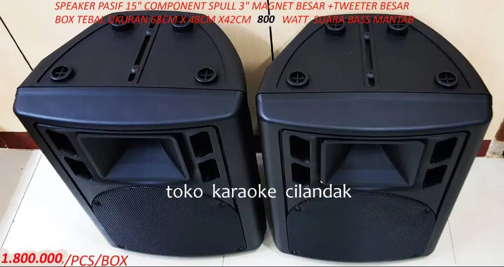 speaker pasif 15in 1pcs