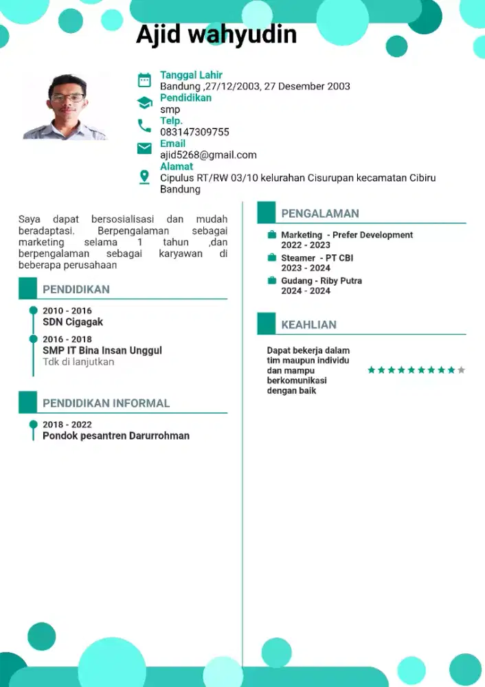 Cari pekerjaan apa saja