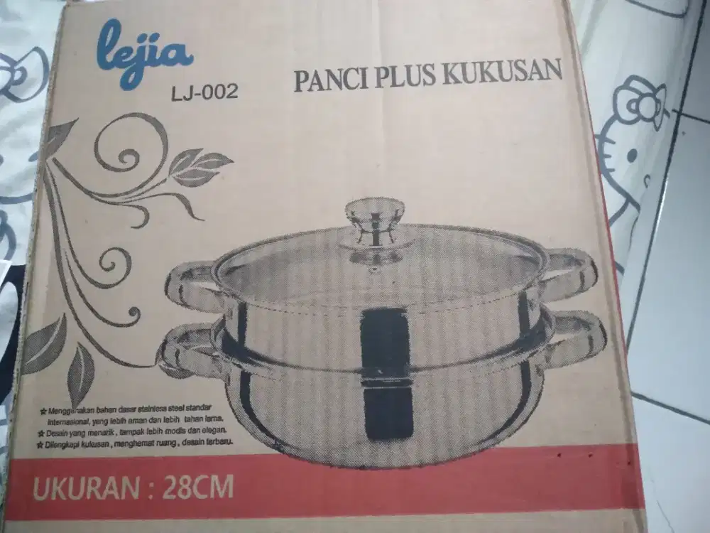 Panci plus kukusan merk lejia