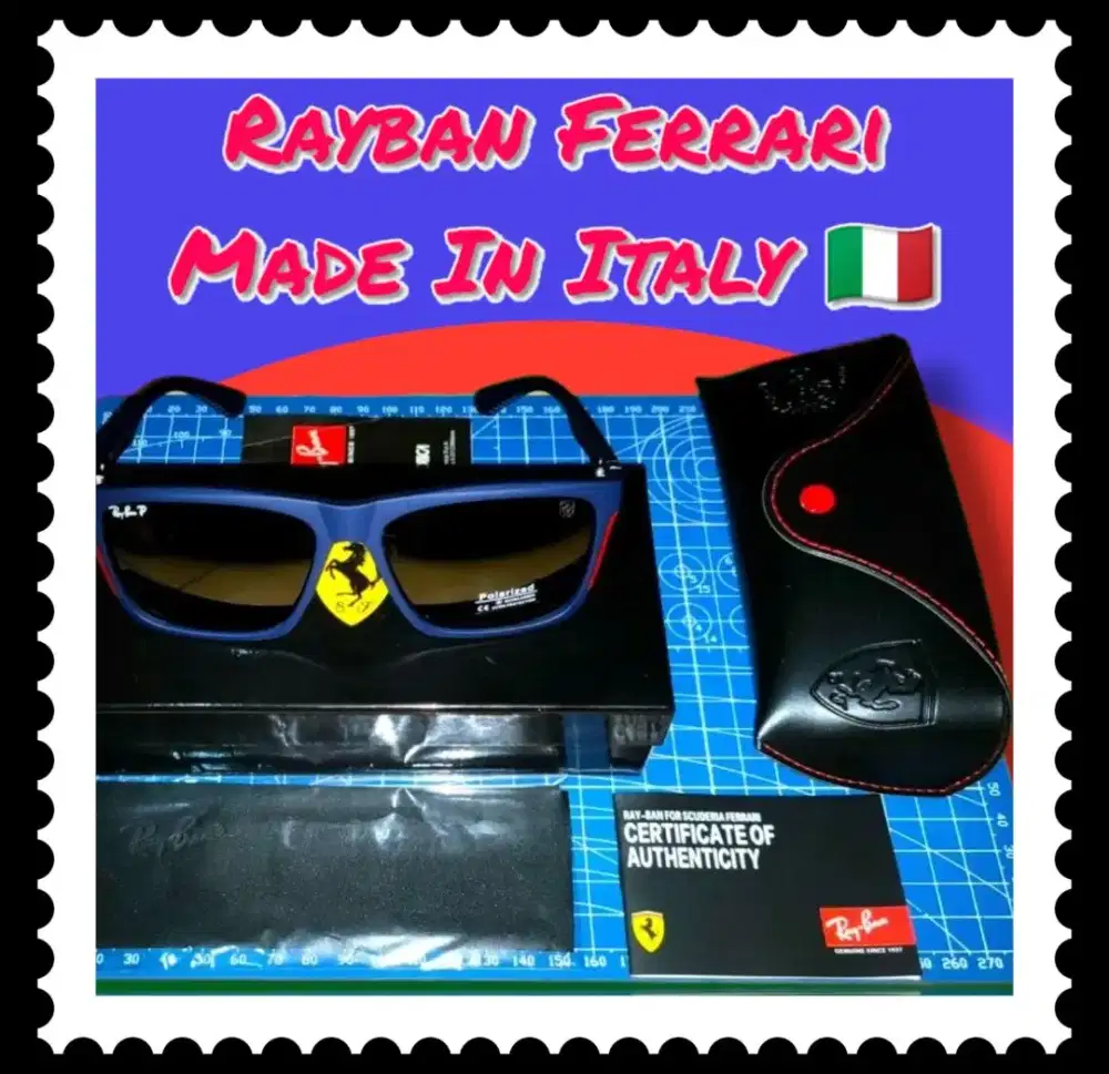 Kacamata Rayban Ferrari