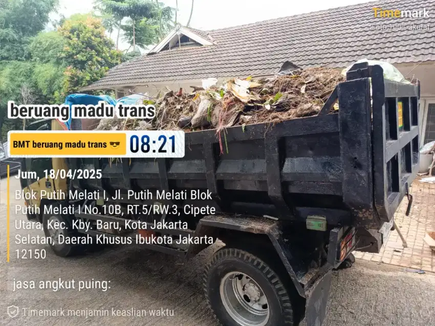 Jasa buang puing sampah