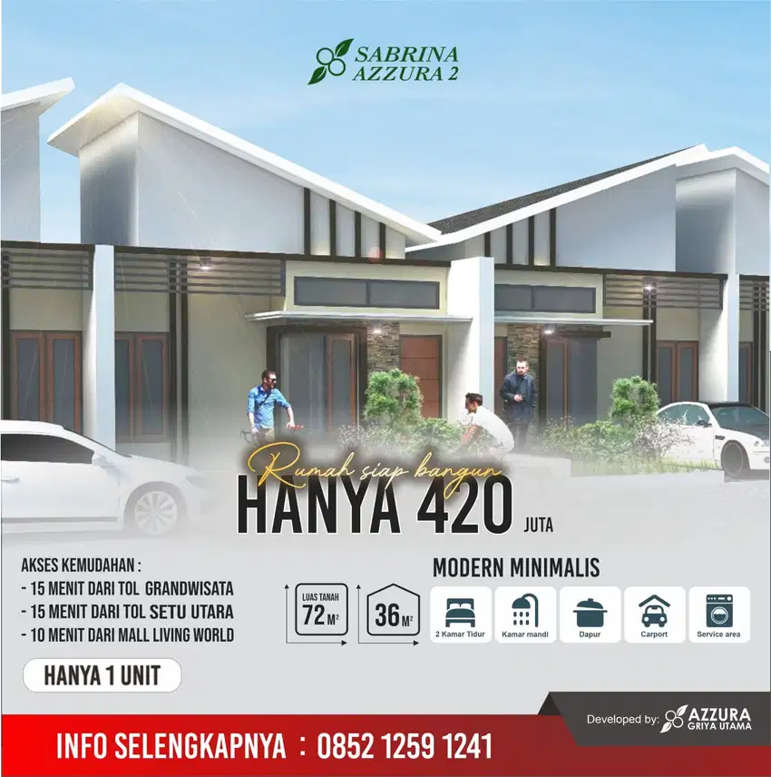 Hunian Asri dan Strategis di Setu Bekasi