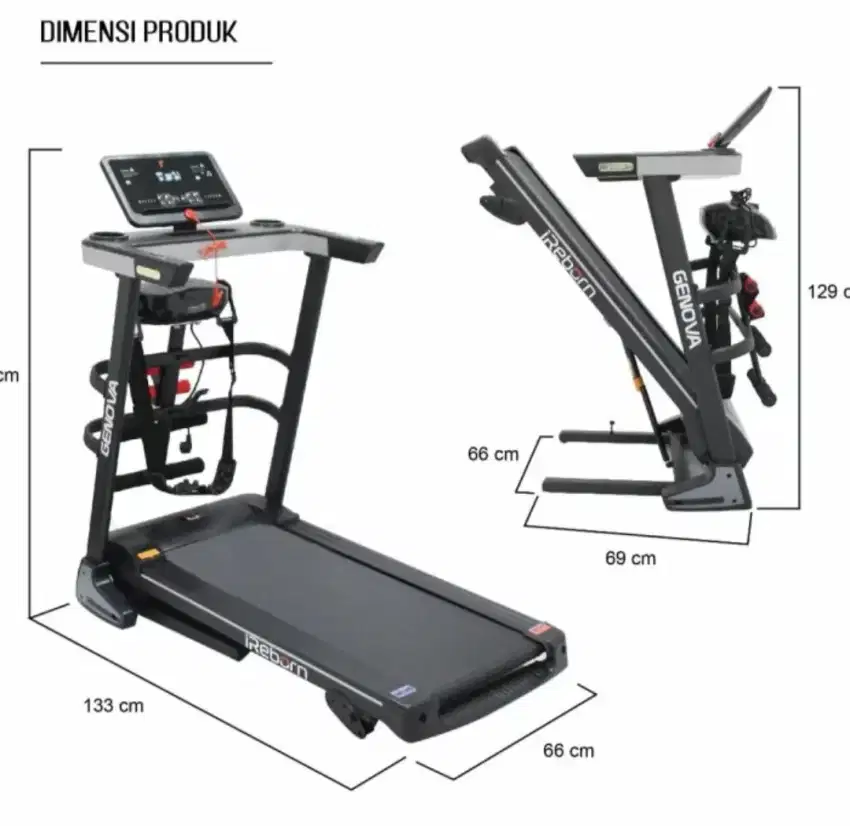 Treadmill electric Genova ireborn