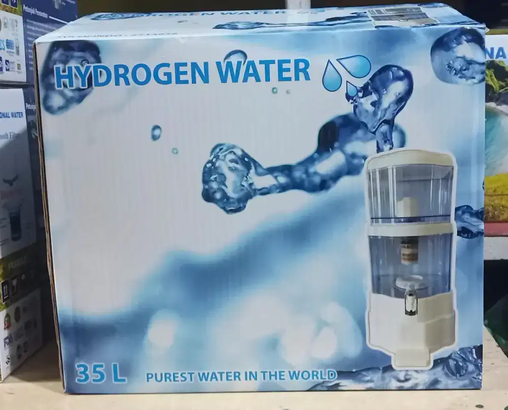Hydrogen water purifier siap min aman kapasitas 35 liter murah