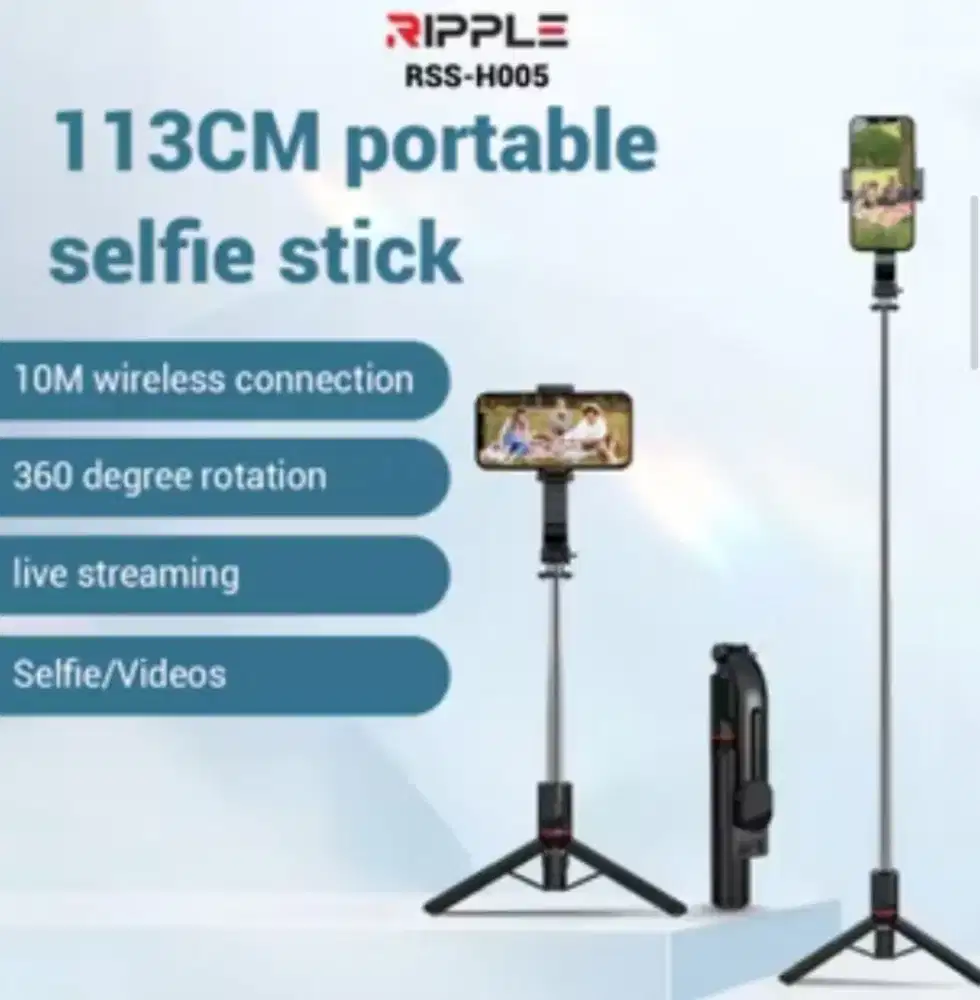 Bonus Speaker/Powerbank, Beli Tongsis Panjang 1.3m Bisa Buat Semua