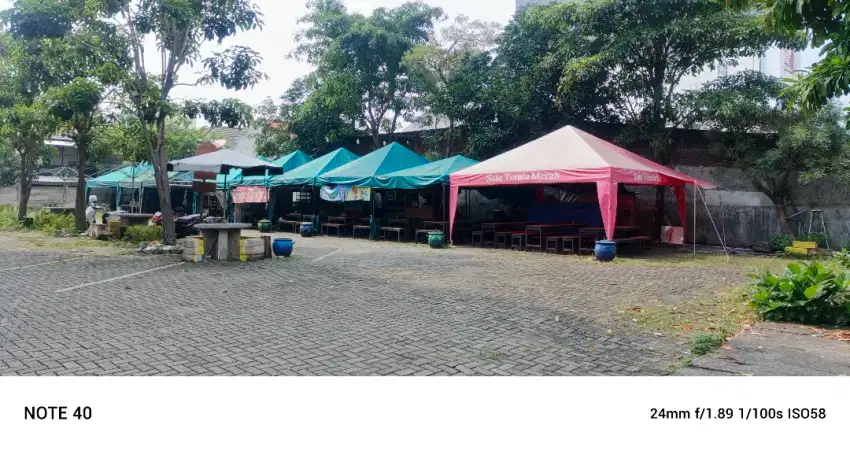 Sewa stan booth tenda kuliner 3x5m