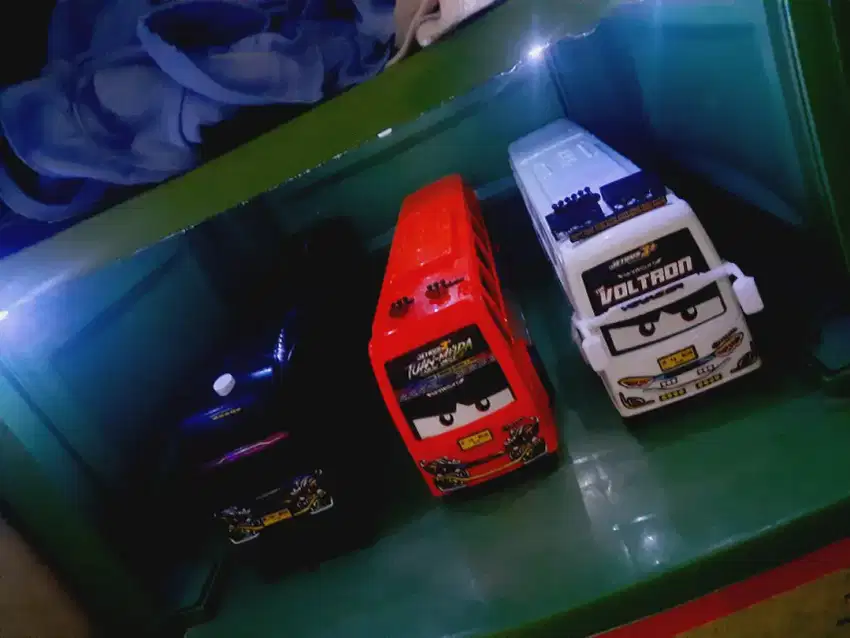 Miniatur bus sudah jadi siap lomba,dan kopdar