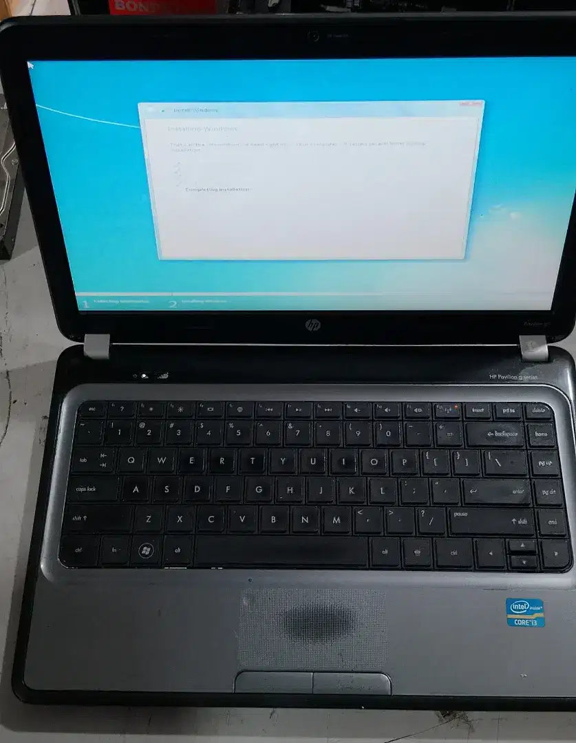 Laptop hp pavilion G4 core i3 ram 4 gb