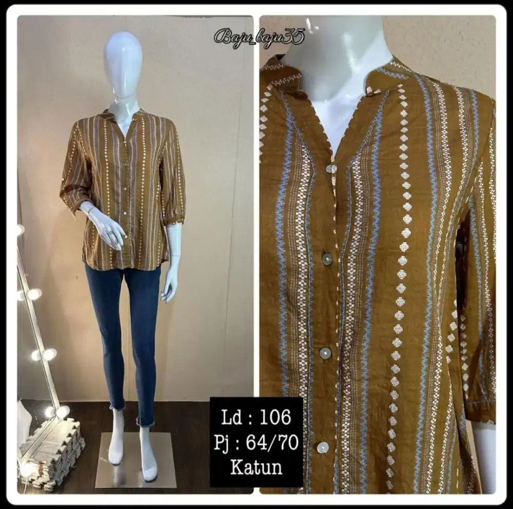Atasan #6 bahan katun