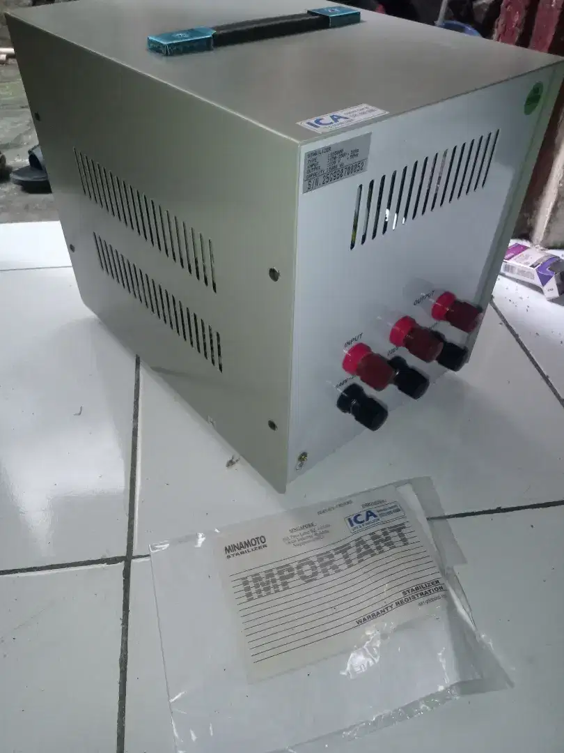 Di jual Stabilizer Servo Motor merk Minamoto Model SM-5000 NORMAL